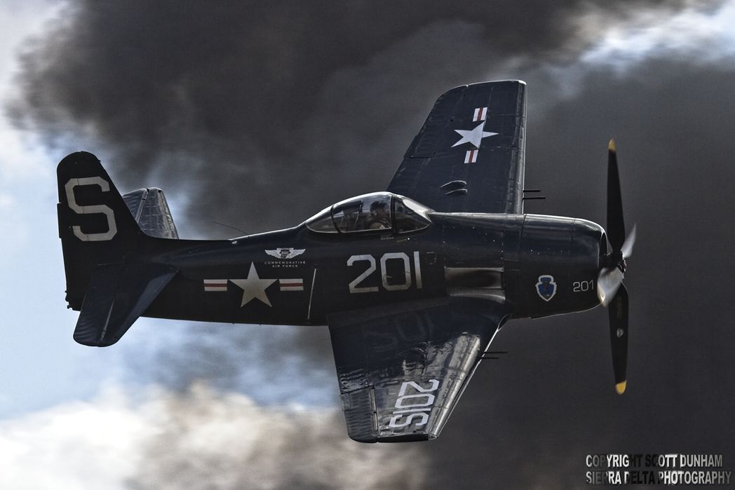 US Navy F8F Bearcat Fighter Aircraft