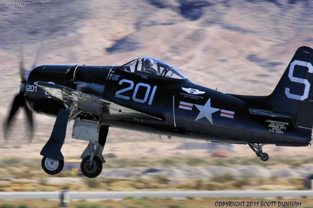 US Navy F8F Bearcat Fighter