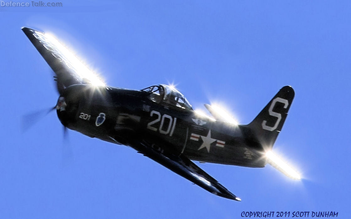 US Navy F8F Bearcat Fighter