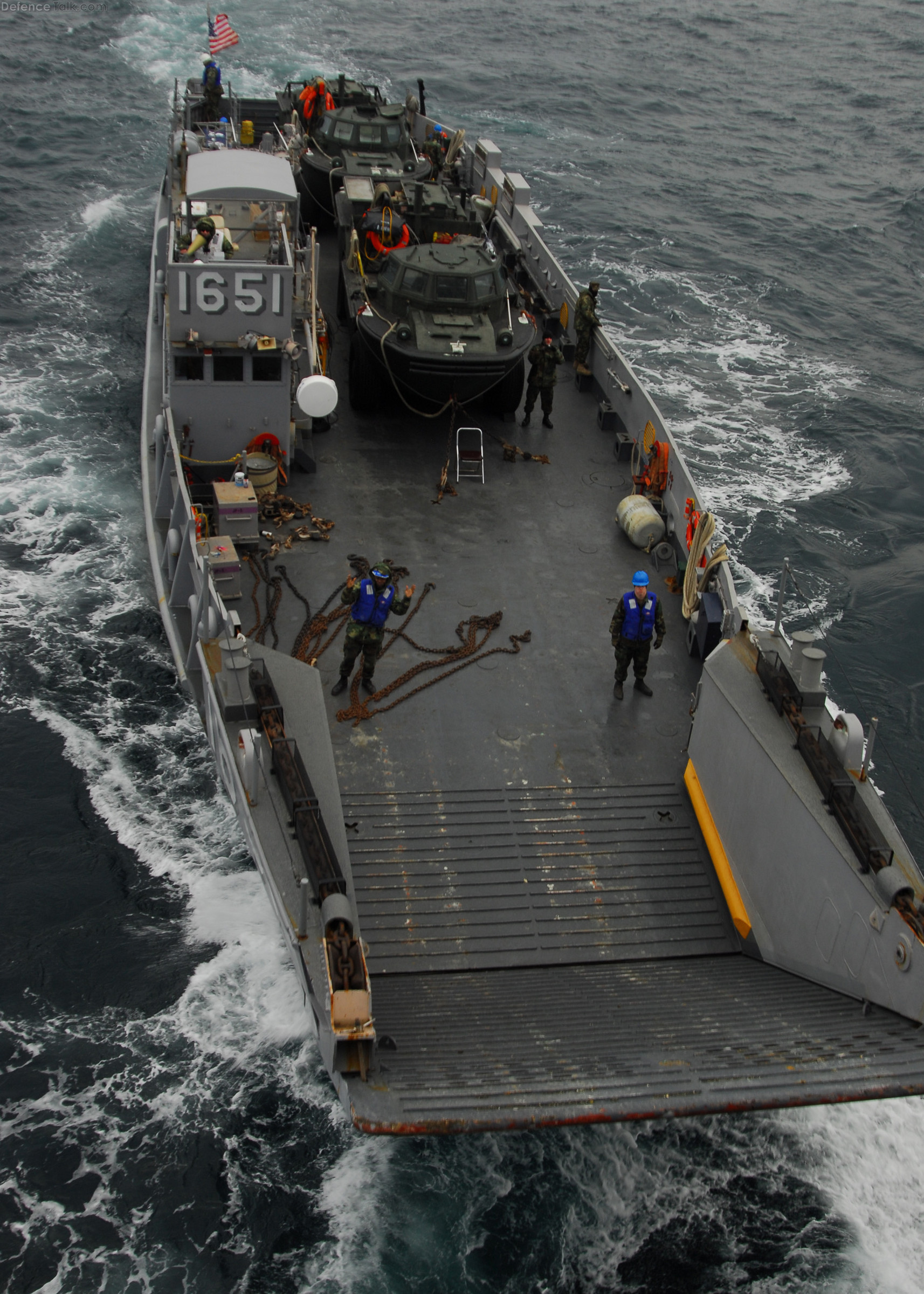 US Navy Landing Craft Utility (LCU) 1651