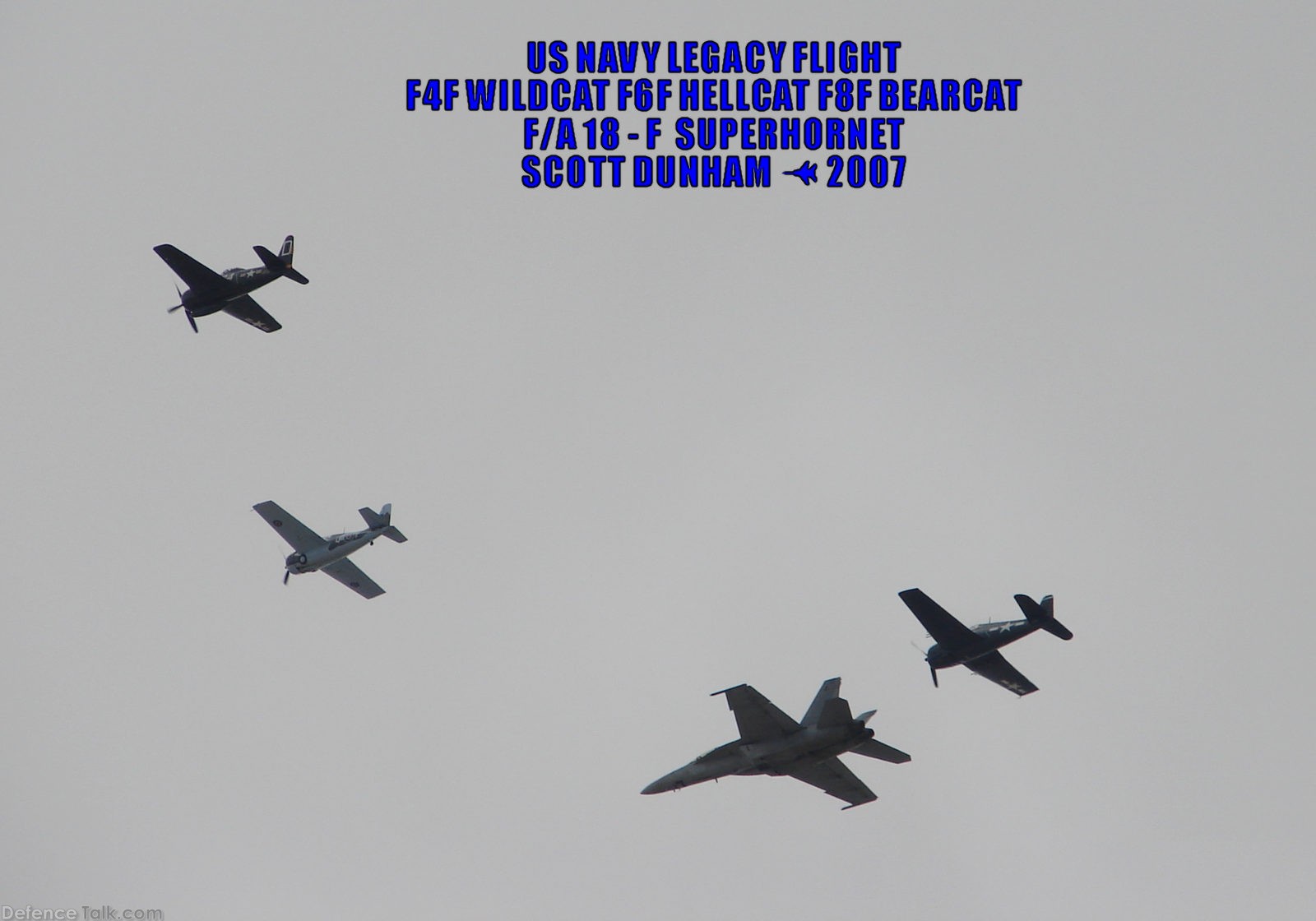 US Navy Legacy Flight