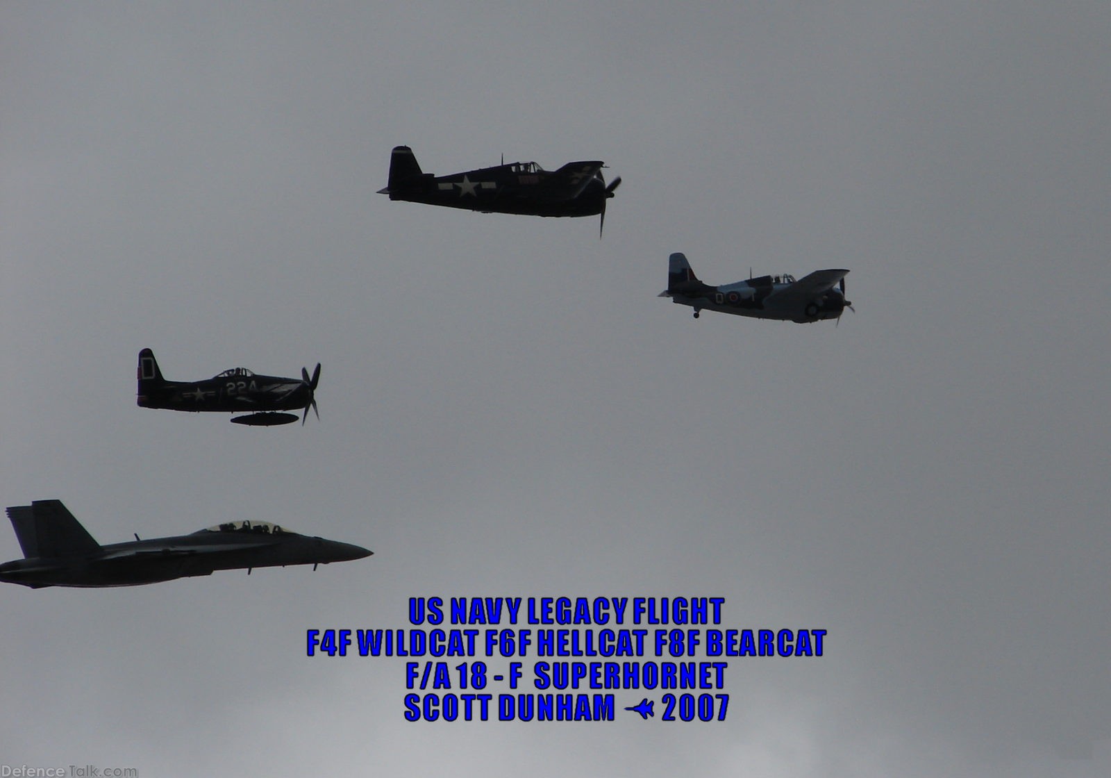 US Navy Legacy Flight