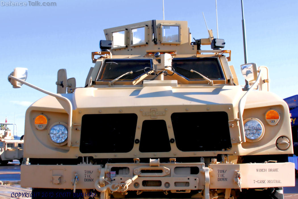 US Navy M-ATV MRAP Vehicle