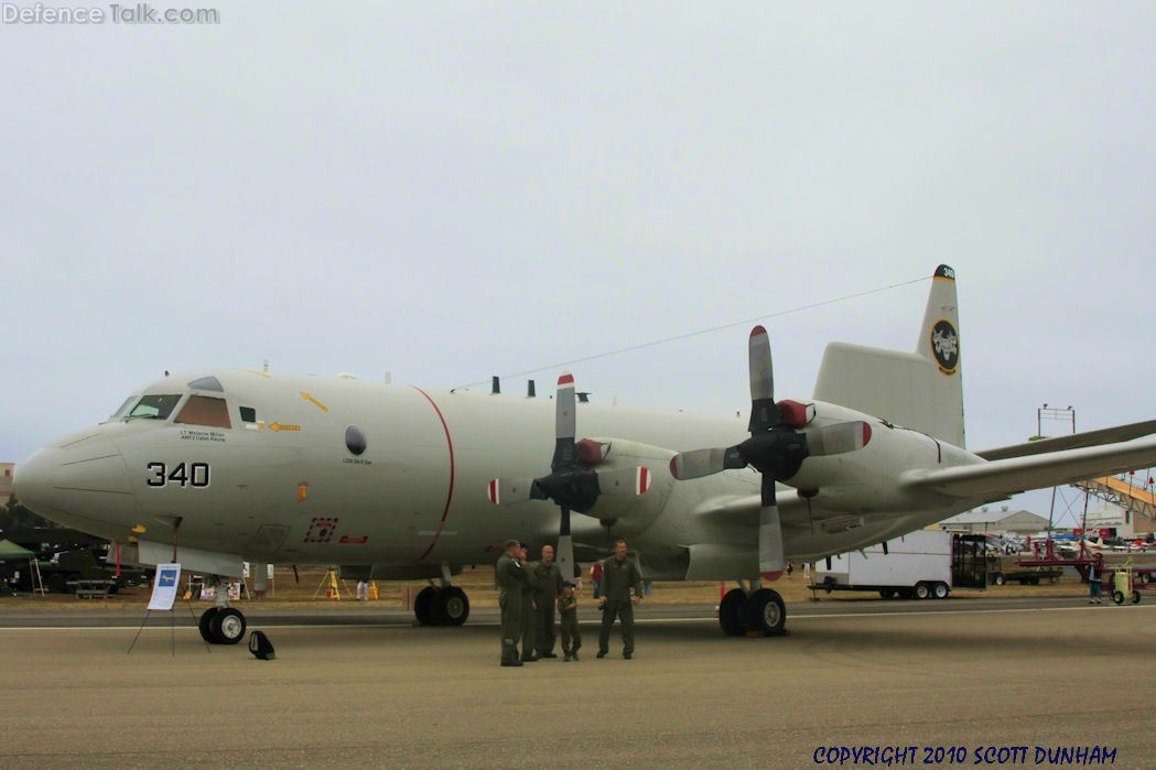 US Navy P-3 Orion Maritime Surveillance Aircraft