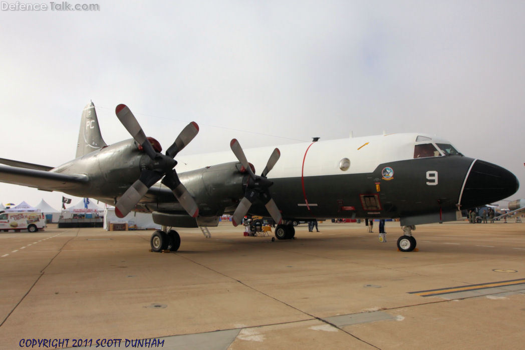 US Navy P-3 Orion Maritime Surveillance Aircraft