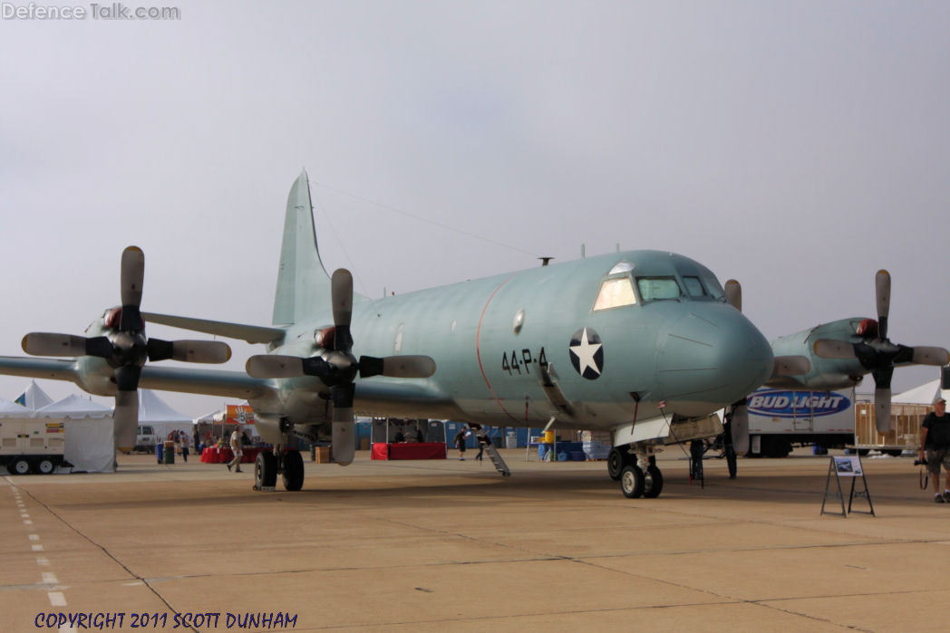 US Navy P-3 Orion Maritime Surveillance Aircraft