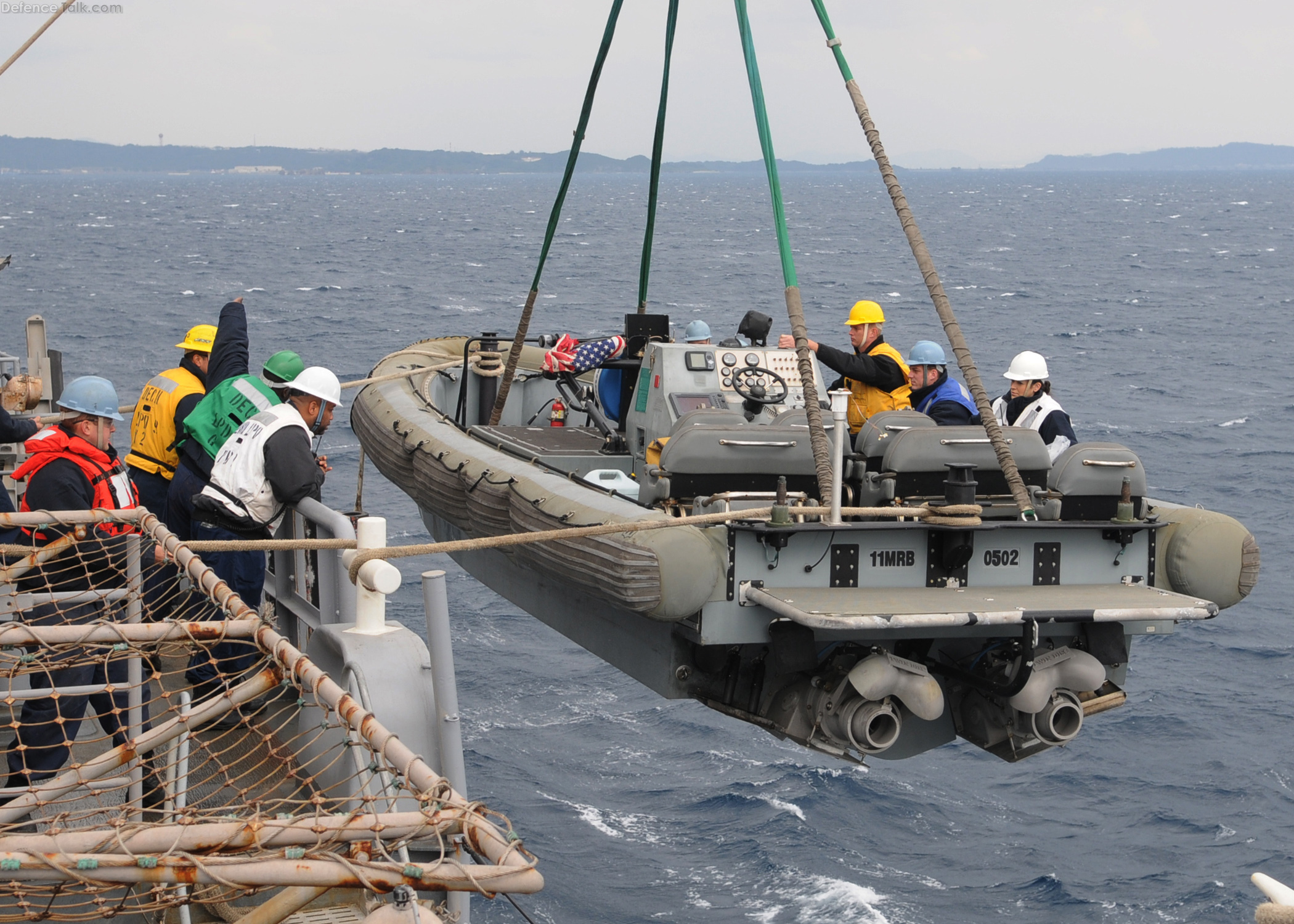 US Navy  rigid-hull inflatable boat