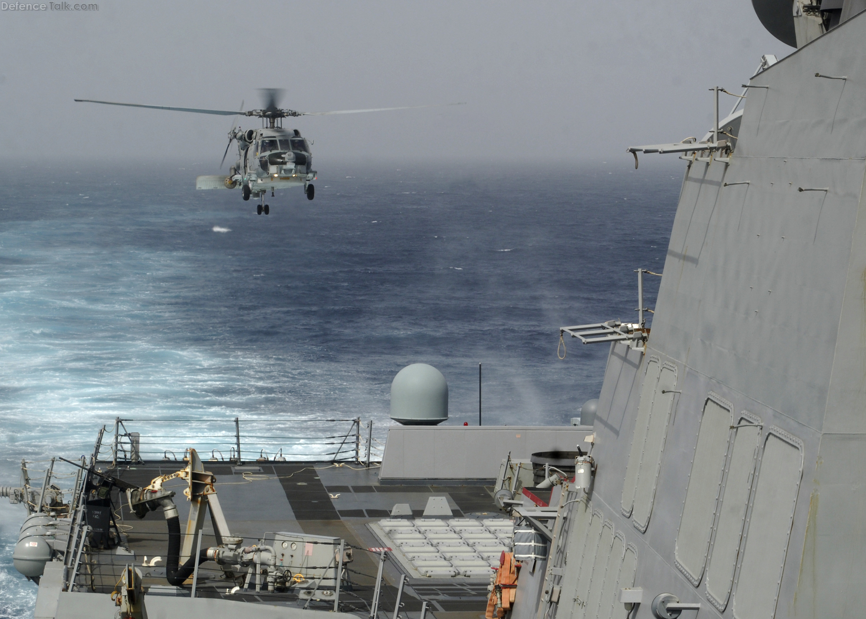 US Navy SH-60B Sea Hawk helicopter  assigned to  the Grandmasters of Helico