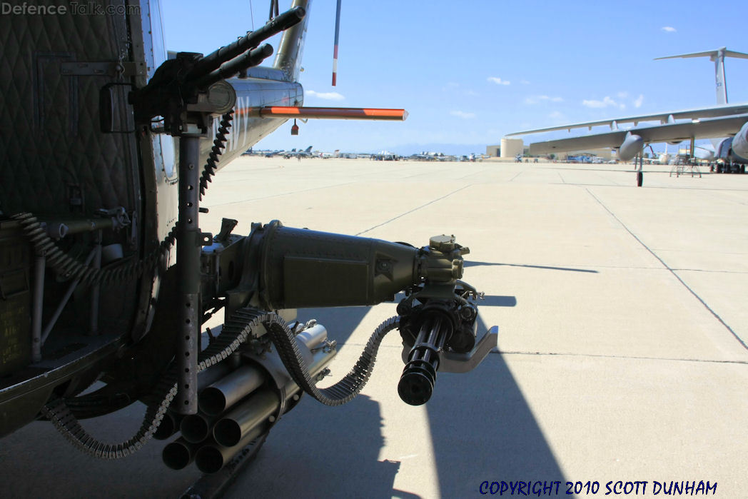 US Navy UH-1 Huey Helicopter Gunship