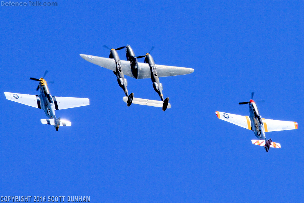 USAAC P-38 Lightning & P-51 Mustang Fighters