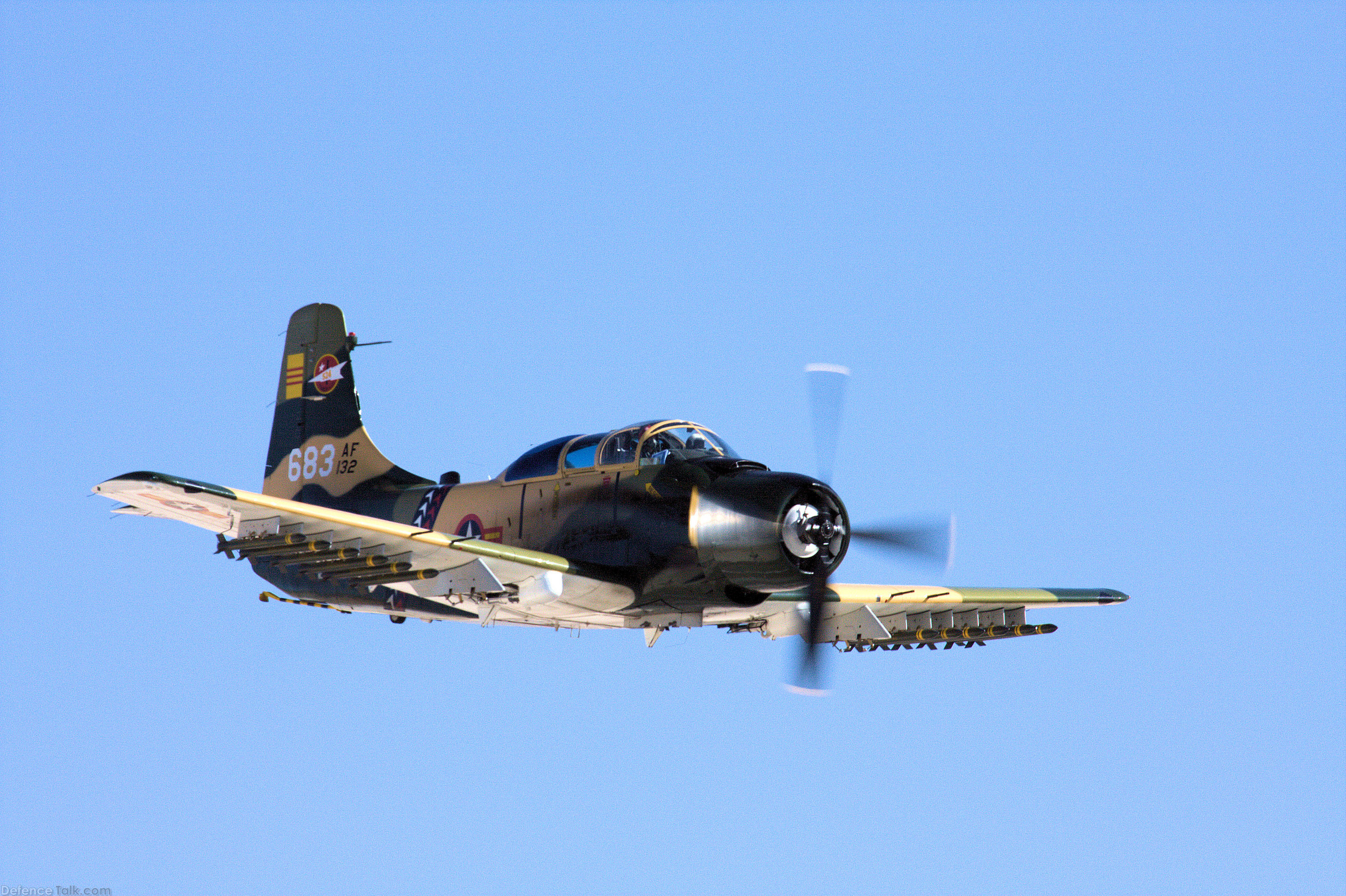 USAF A-1 Skyraider Attack Aircraft