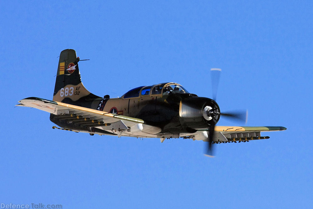 USAF A-1 Skyraider Attack Aircraft