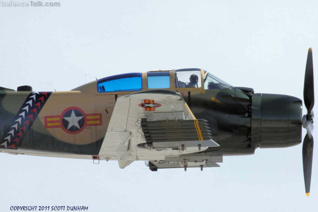 USAF A-1 Skyraider Attack Aircraft