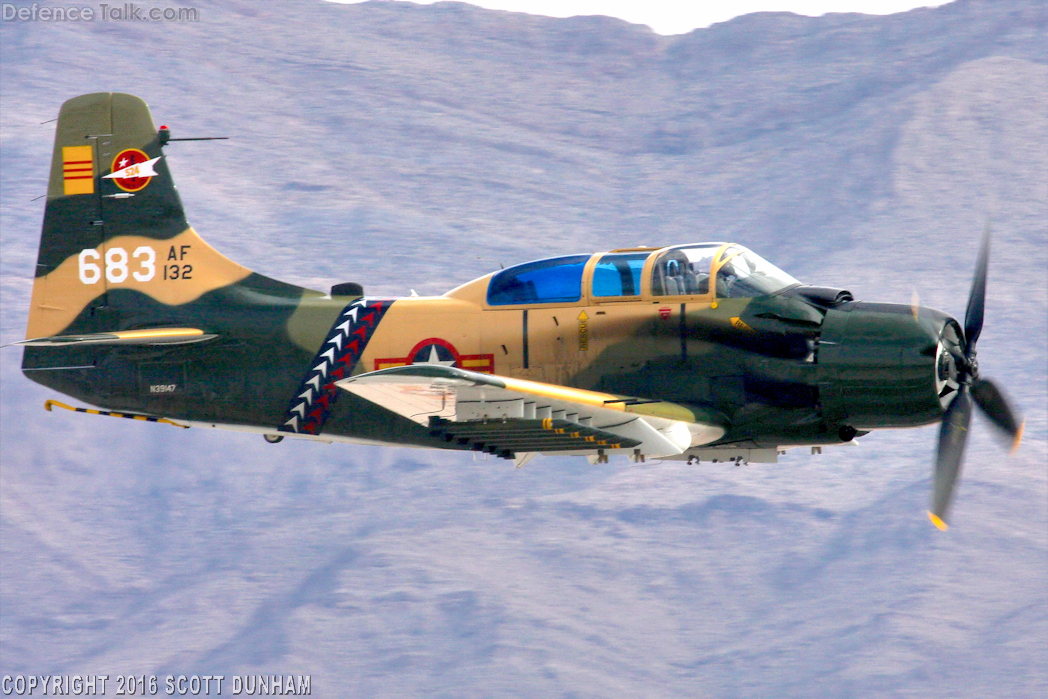 USAF A-1 Skyraider Attack Aircraft