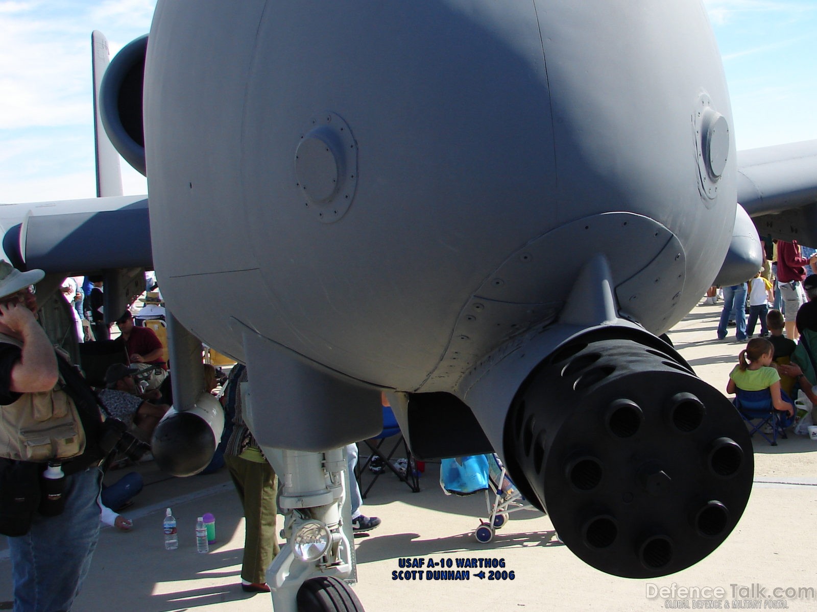 USAF A-10 Thunderbolt GAU-8/A Avenger Gatling Gun