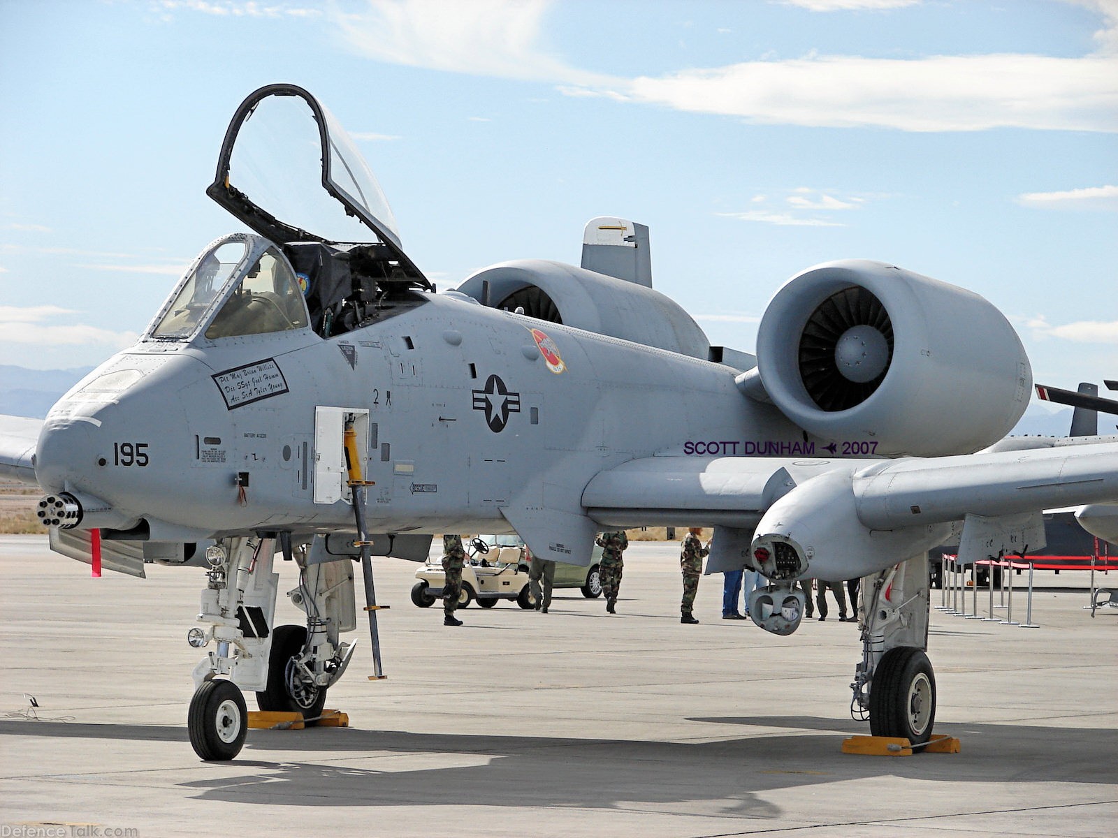 A-10 Thunderbolt II Aircraft Models - 5-Piece 3D Printed Resin Military Plane Set