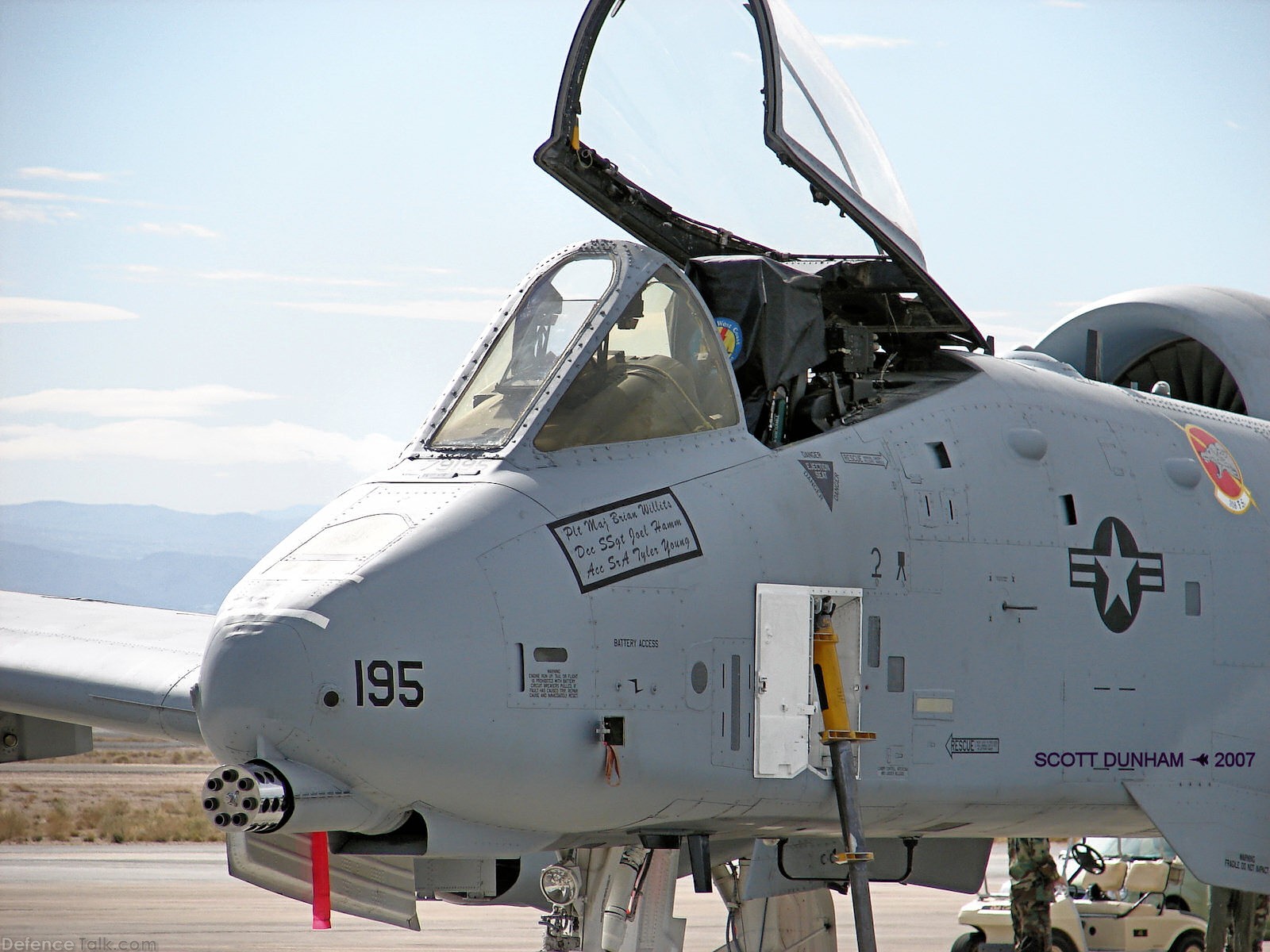 USAF A-10 Thunderbolt II Attack Aircraft