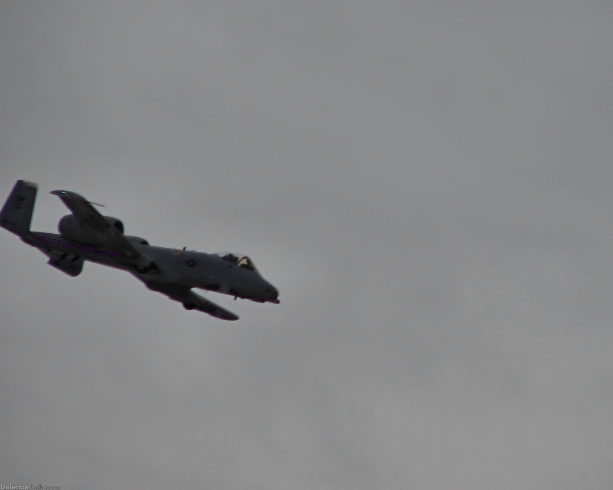 USAF A-10 Thunderbolt II Attack Aircraft