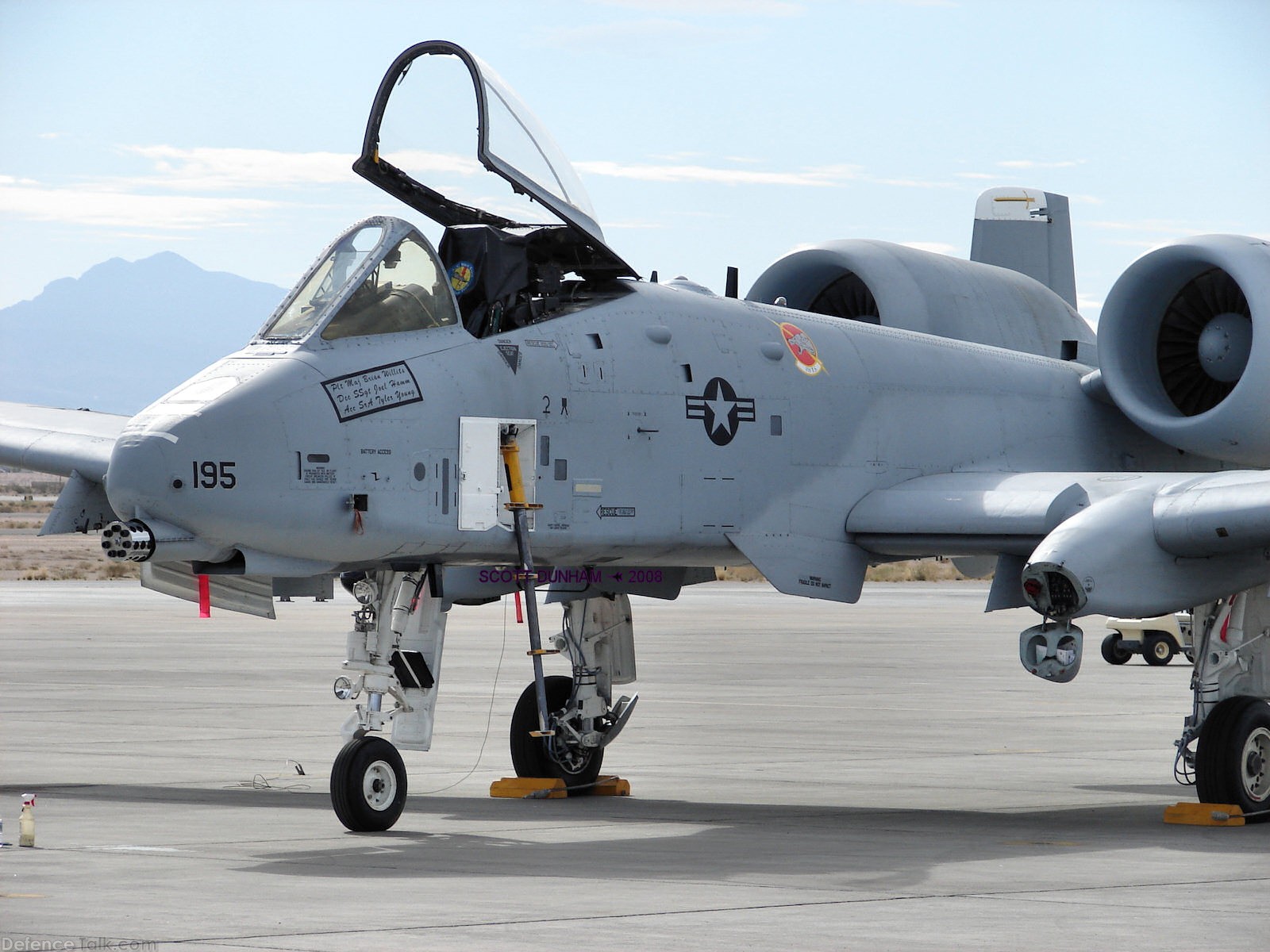 USAF A-10 Thunderbolt II Attack Aircraft