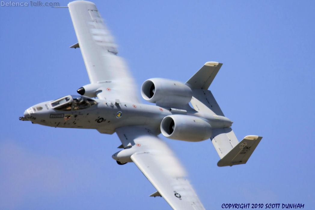 USAF A-10 Thunderbolt II Attack Aircraft