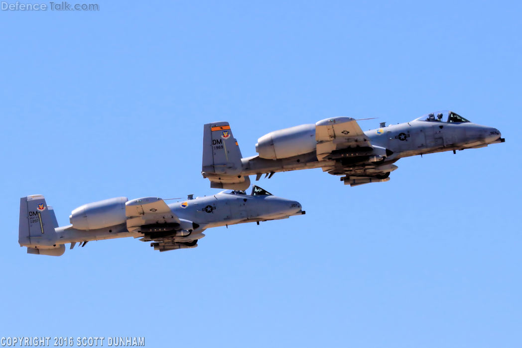 USAF A-10 Thunderbolt II Attack Aircraft