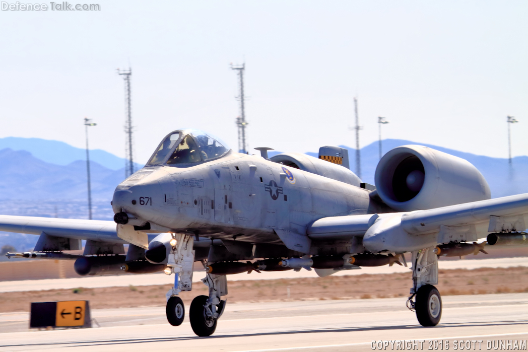 USAF A-10 Thunderbolt II Attack Aircraft