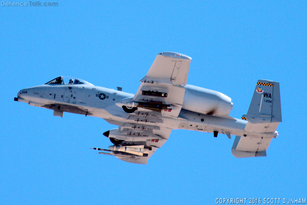 USAF A-10 Thunderbolt II Attack Aircraft