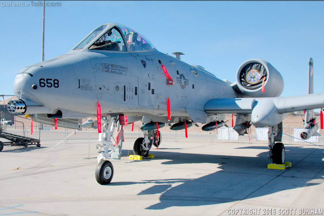 USAF A-10 Thunderbolt II Attack Aircraft