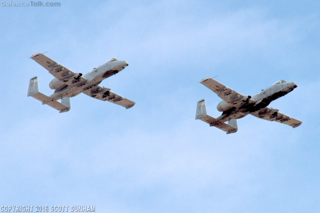 USAF A-10 Thunderbolt II Attack Aircraft