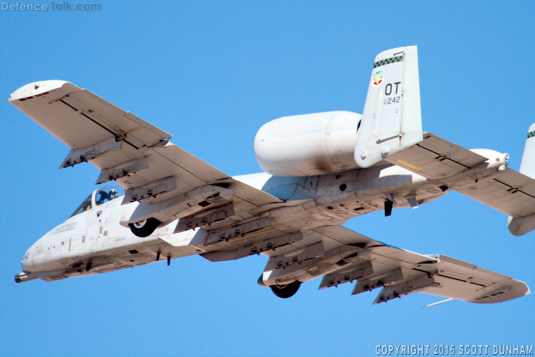 USAF A-10 Thunderbolt II Attack Aircraft