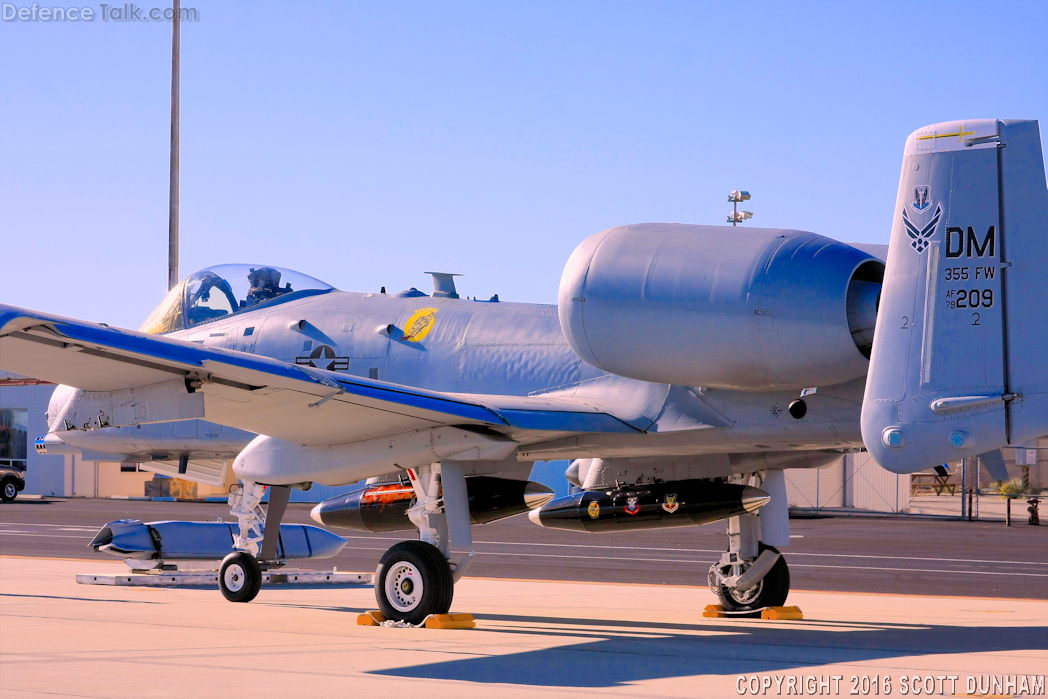 USAF A-10 Thunderbolt II Attack Aircraft