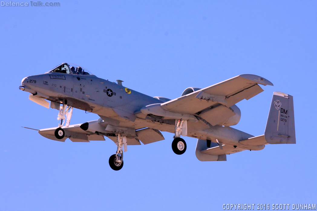 USAF A-10 Thunderbolt II Attack Aircraft