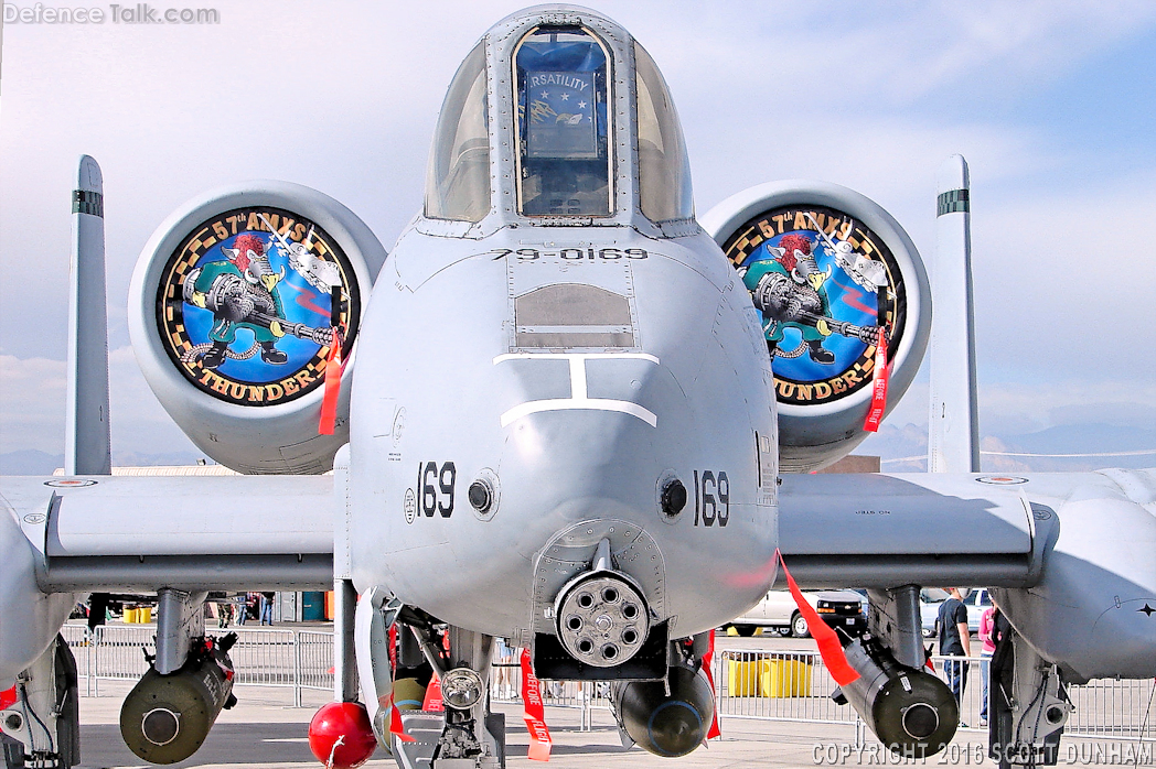 USAF A-10 Thunderbolt II Attack Aircraft