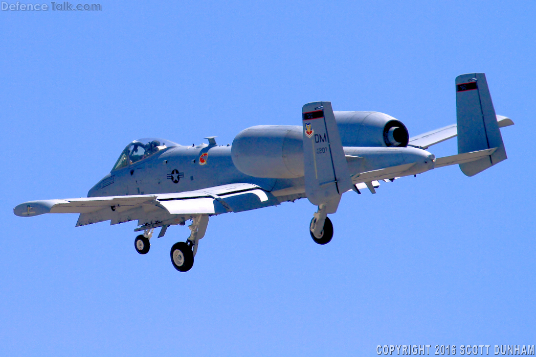 USAF A-10 Thunderbolt II Attack Aircraft