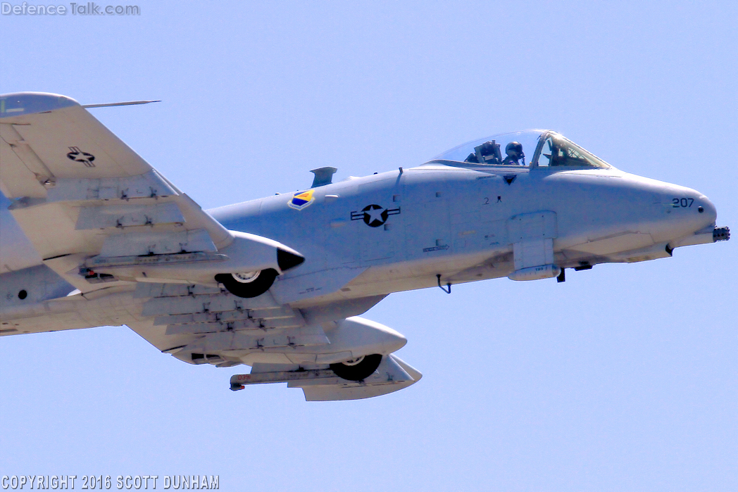 USAF A-10 Thunderbolt II Attack Aircraft