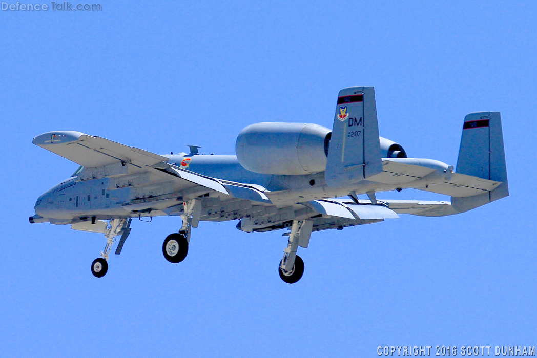 USAF A-10 Thunderbolt II Attack Aircraft