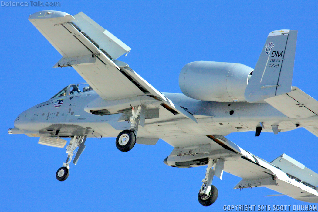 USAF A-10 Thunderbolt II Attack Aircraft