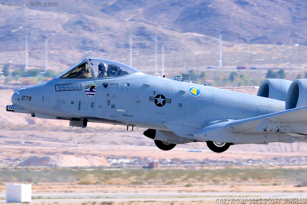 USAF A-10 Thunderbolt II Attack Aircraft