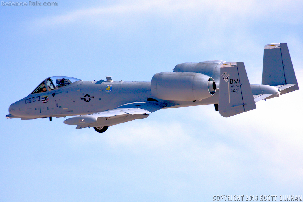 USAF A-10 Thunderbolt II Attack Aircraft