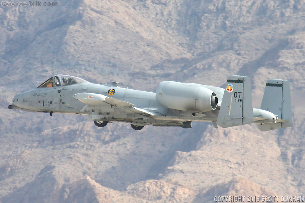 USAF A-10 Thunderbolt II Attack Aircraft