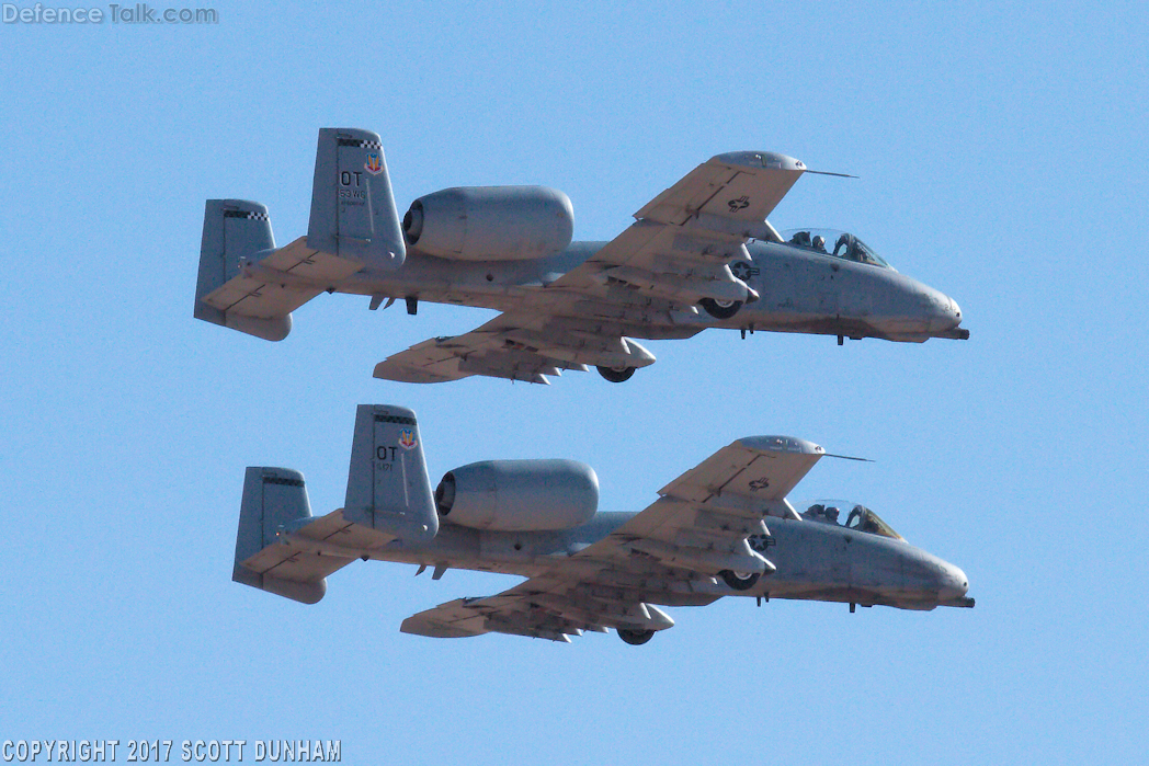 USAF A-10 Thunderbolt II Attack Aircraft