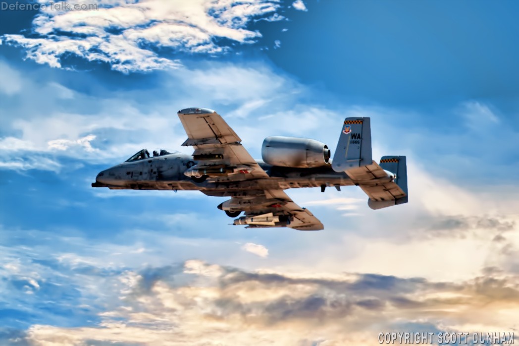 USAF A-10 Thunderbolt II Attack Aircraft