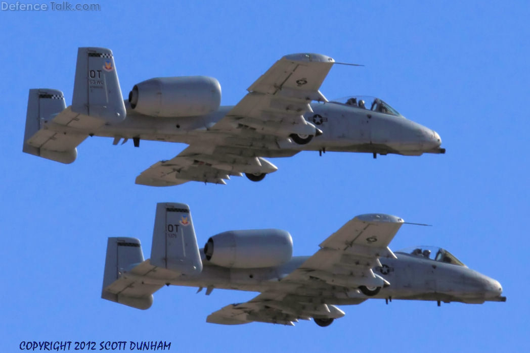 USAF A-10 Thunderbolt II Fighter