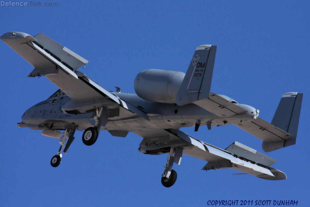 USAF A-10 Thunderbolt II.