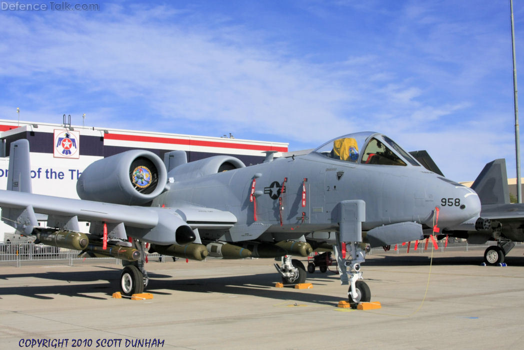 USAF A-10 Warthog Attack Aircraft