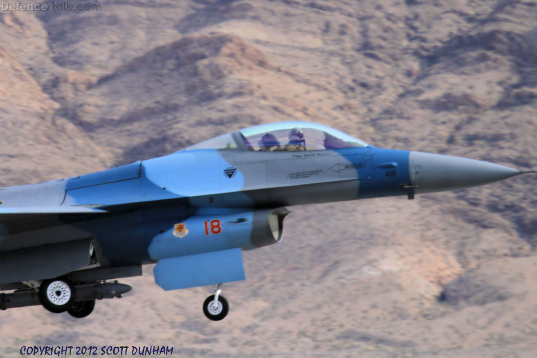 USAF Aggressor F-16 Falcon Fighter