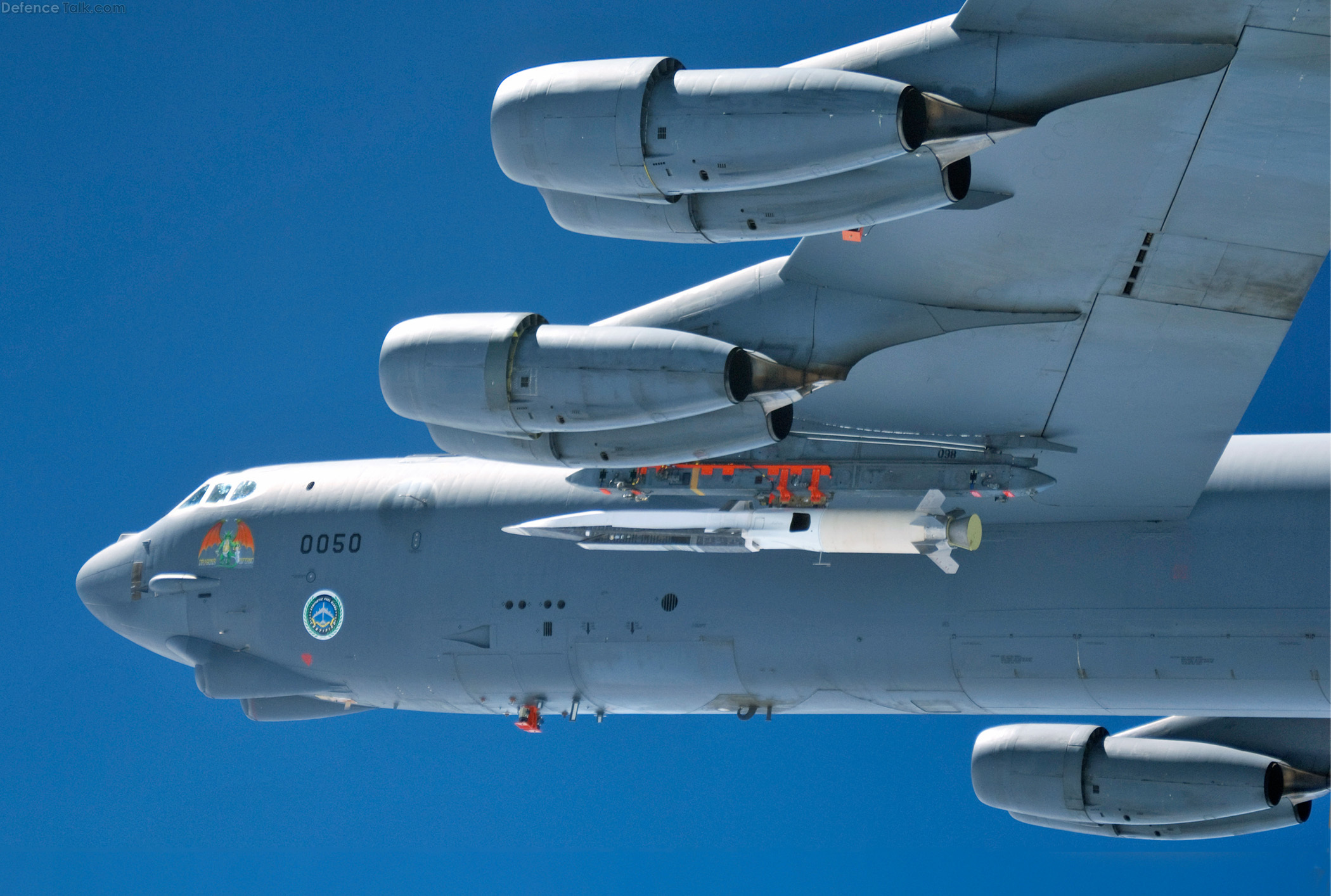 USAF  B-52 Stratofortress with X-51A scramjet