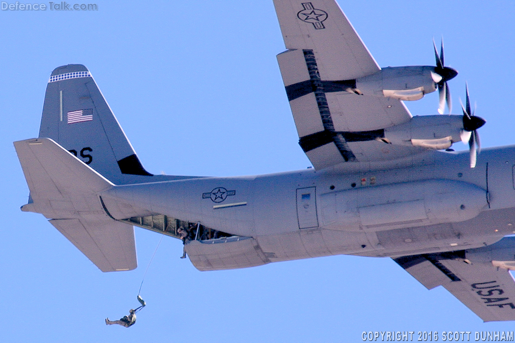 USAF C-130E Hercules Transport Aircraft