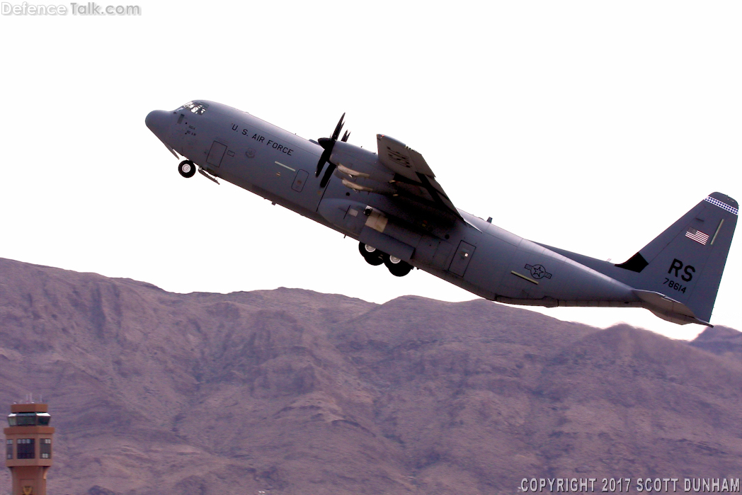 USAF C-130E Hercules Transport Aircraft