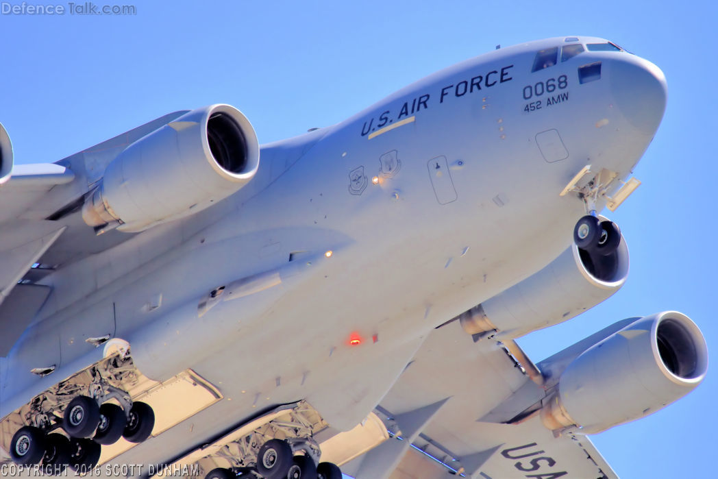 USAF C-17 Globemaster III Heavy Transport Aircraft